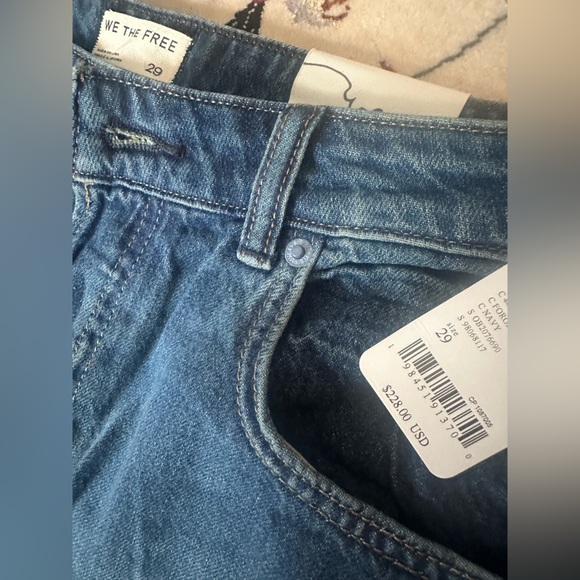 We the free Floral Embroidered Blue Jeans 🍬🫐🍬 - Picture 8 of 16